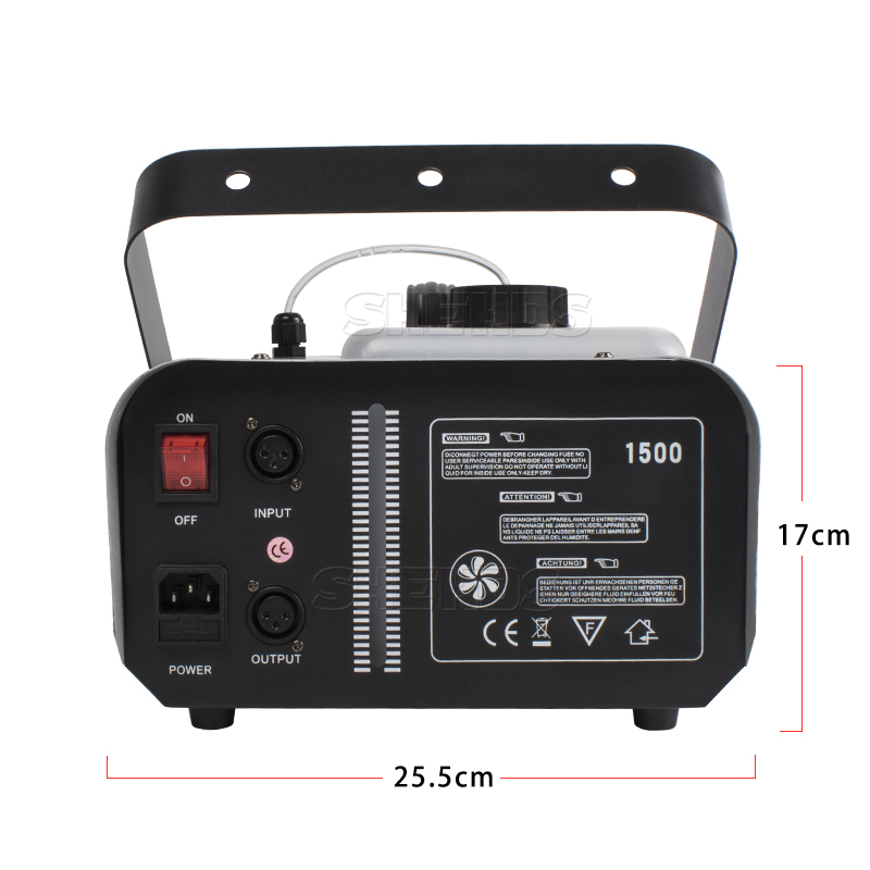 SHEHDS High Quality 1500W Smoke Machine Fog Machine（Remote Control Wire Control DMX512 Control）For Club Music Bar