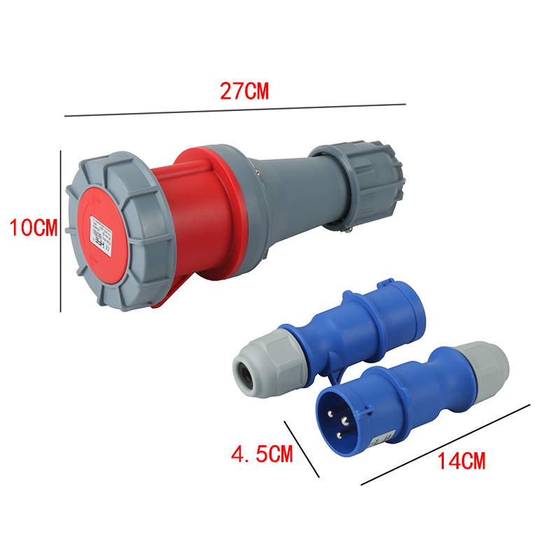 SHEHDS 7U Flight Case Power Supply Distribution Box 16A Waterproof Plug 12Channel