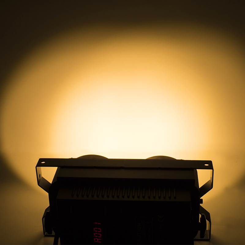 SHEHDS Combination 2Eyes 200W LED COB Blinder Cool White + Warm White Lighting For Church Wedding Theater