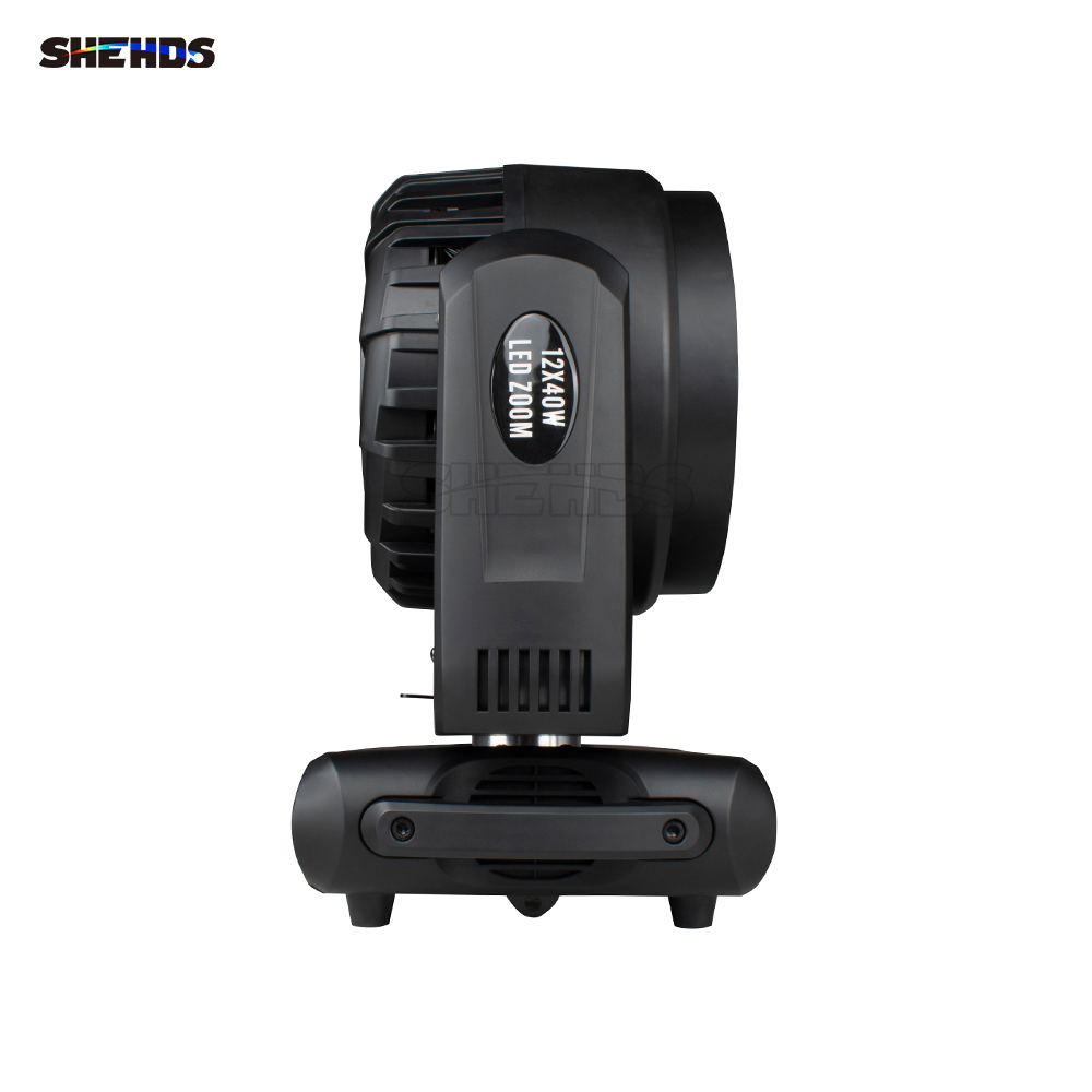 SHEHDS JMS WEBB LED Beam/Wash Bee Eye 12x40w RGBW Moving Head DJ Disco Stage Moving Head Lights Stage for Church Theater