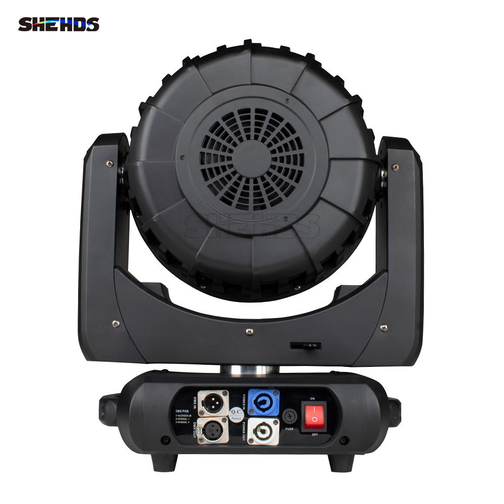 SHEHDS JMS WEBB LED Beam/Wash Bee Eye 12x40w RGBW Moving Head DJ Disco Stage Moving Head Lights Stage for Church Theater