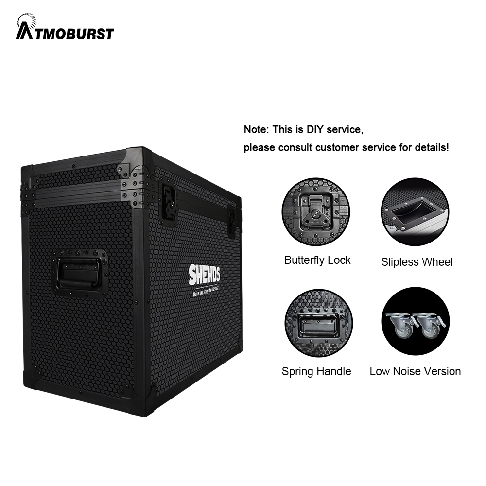 ATMOBURST 1500W Confetti Machine with LED 12x4W RGB For Wedding DJ stages