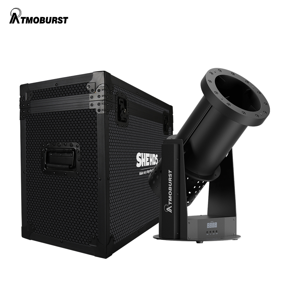 ATMOBURST 1500W Confetti Machine with LED 12x4W RGB For Wedding DJ stages
