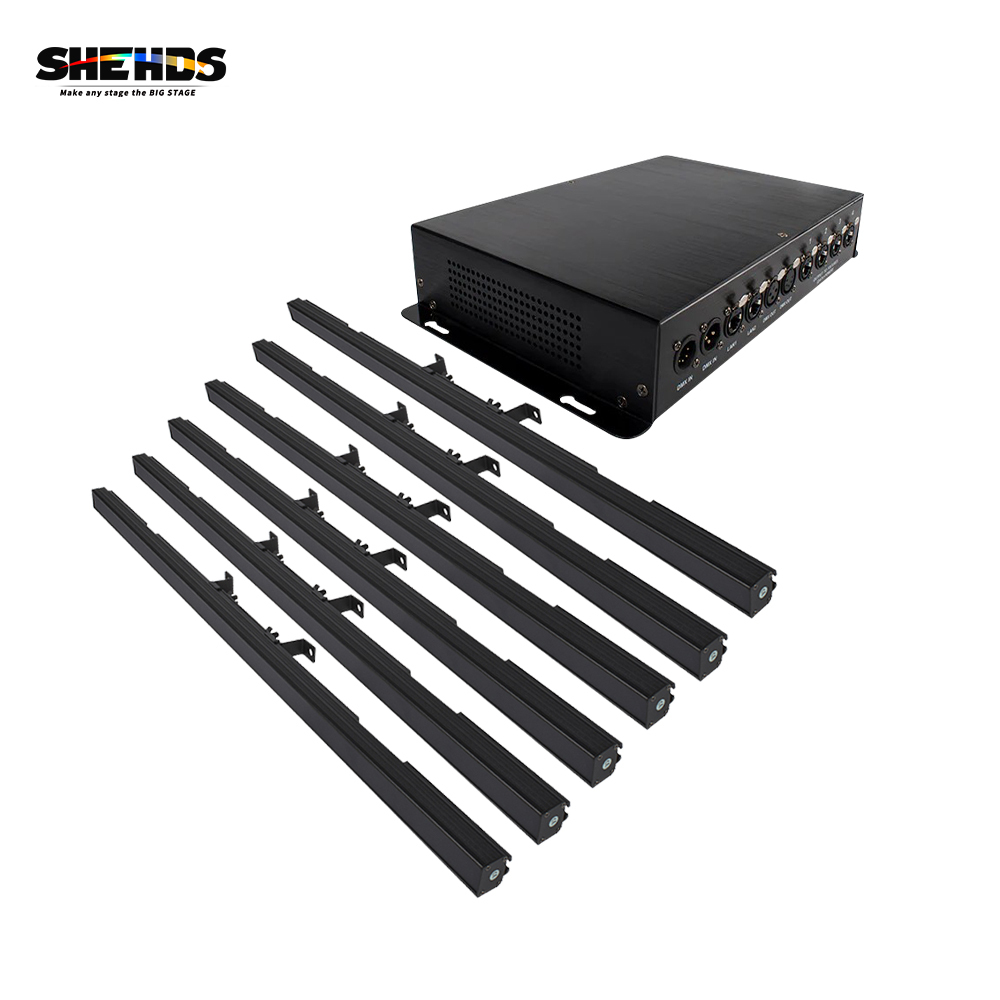 SHEHDS LED Pixel 40x0.3W Lighting With Pixel lighting Decoder DMX Controller DJ Disco Stage Equipment