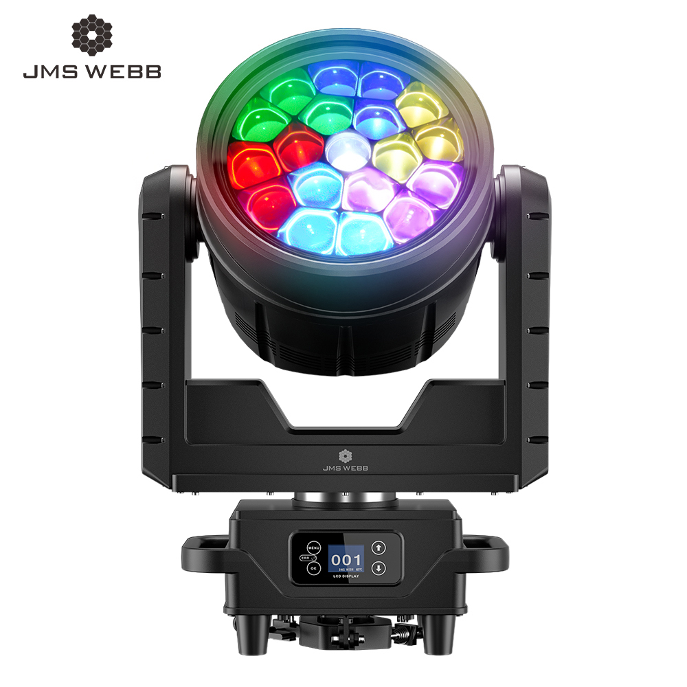 JMS WEBB Waterproof LED 19x40W RGBW Zoom&Beam&Wash Light For Concert Stage Performance Festival Theater