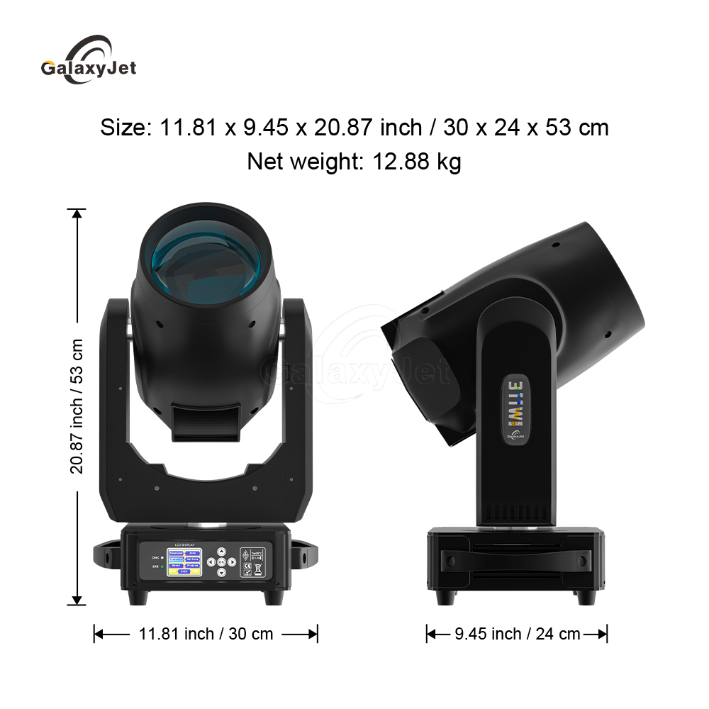 GalaxyJet (Bulb) Beam 311W 14R Moving Head For Night Club Wedding Theater