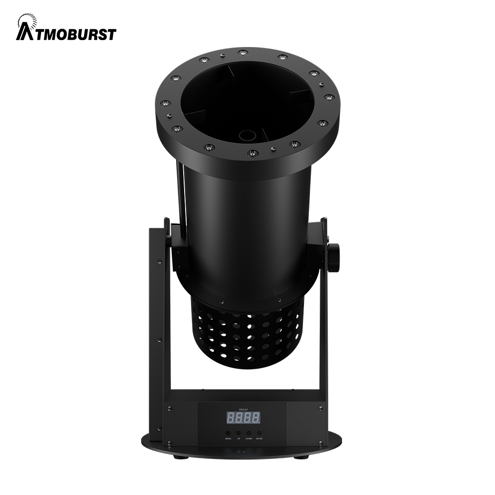ATMOBURST 1500W Confetti Machine with LED 12x4W RGB For Wedding DJ stages