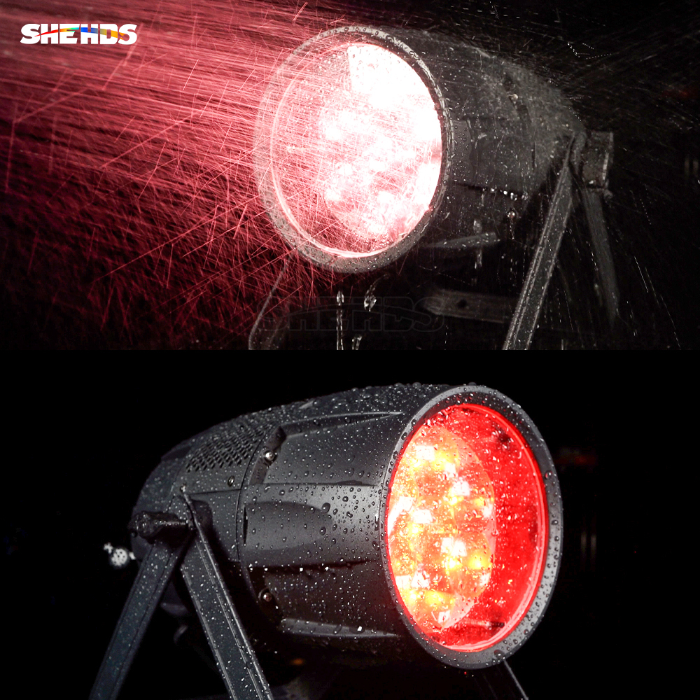 CORALPAR Waterproof IP65 LED Zoom&Wash Bee Eye 7x40W RGBW 4in1 Par Light For Outdoor  Wedding Church