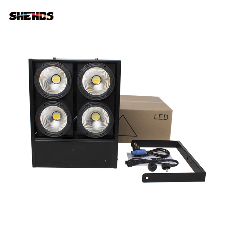 SHEHDS LED Blinder 4 Eyes 4x100W COB Light With 2 Channels For Events Show Stage