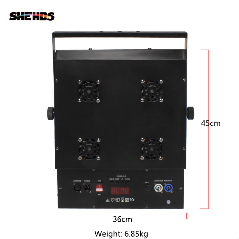 SHEHDS LED Blinder 4 Eyes 4x100W COB Light With 2 Channels For Events Show Stage