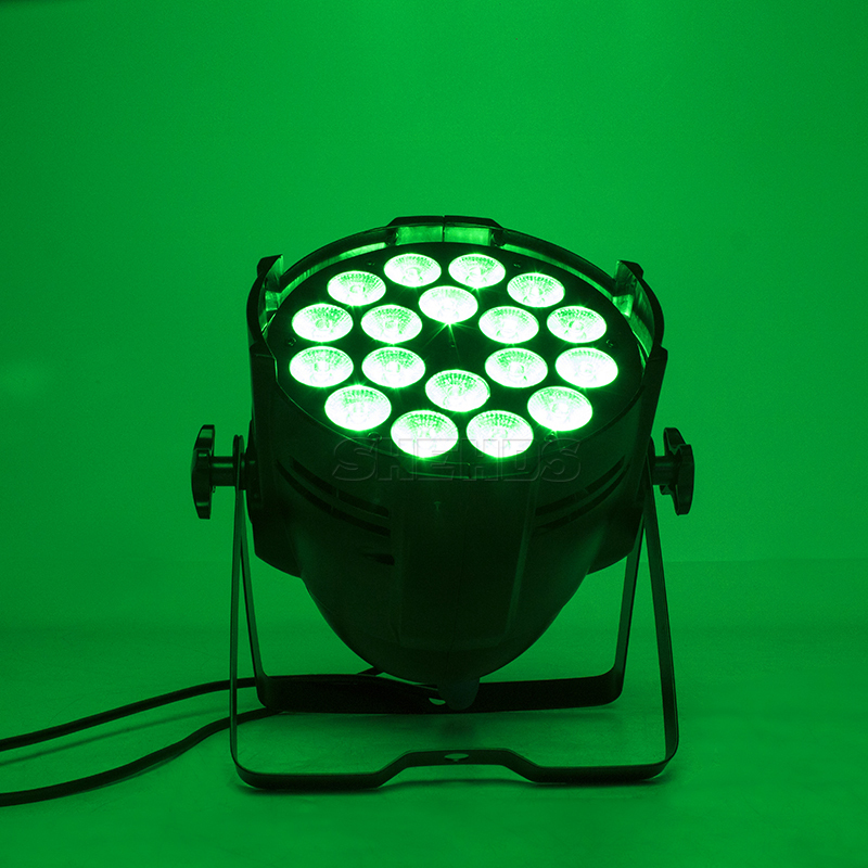SHEHDS LED Par 18x18W RGBWA+UV 4/6In1 Light For Wedding Gathering Birthday