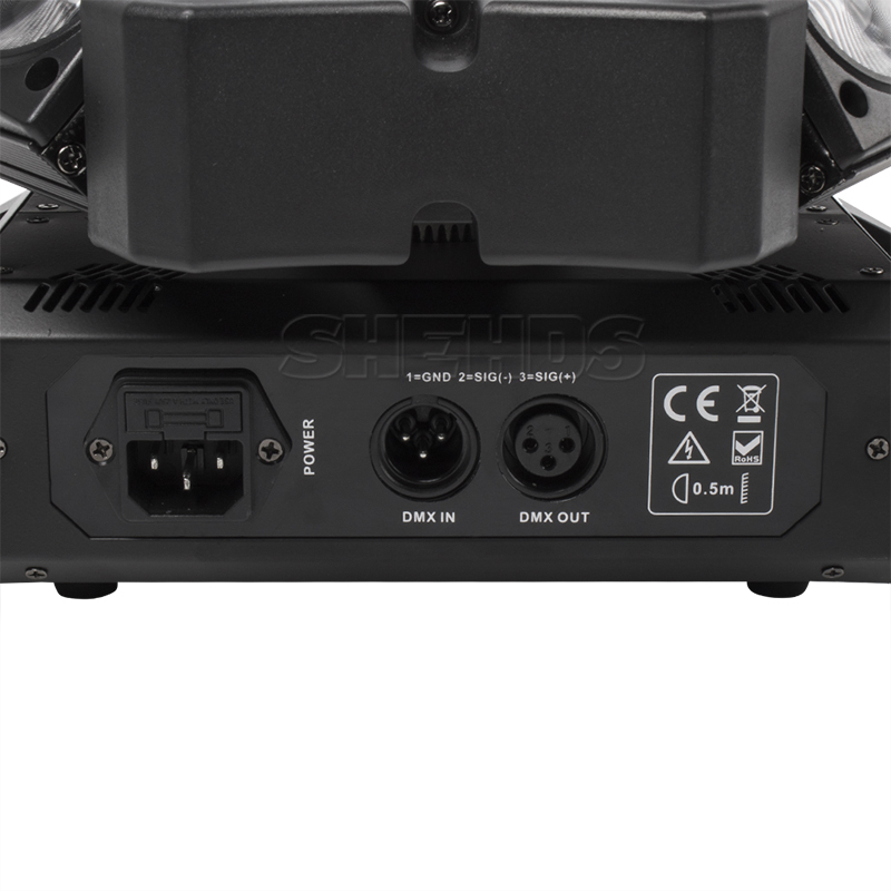 SHEHDS Mini LED Beam 9x10W RGBW Moving Head For Wedding