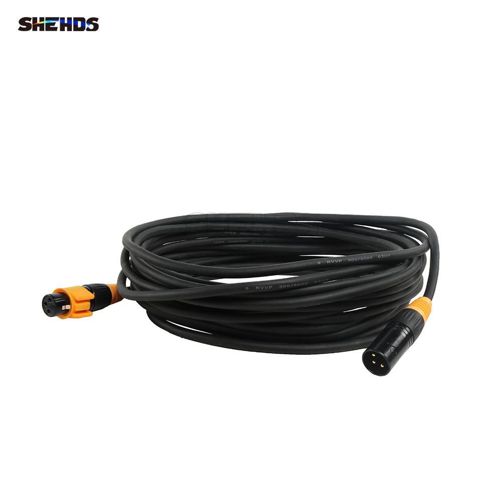 SHEHDS Waterproof DMX cable For DMX Stage Lighting Dj Equipment