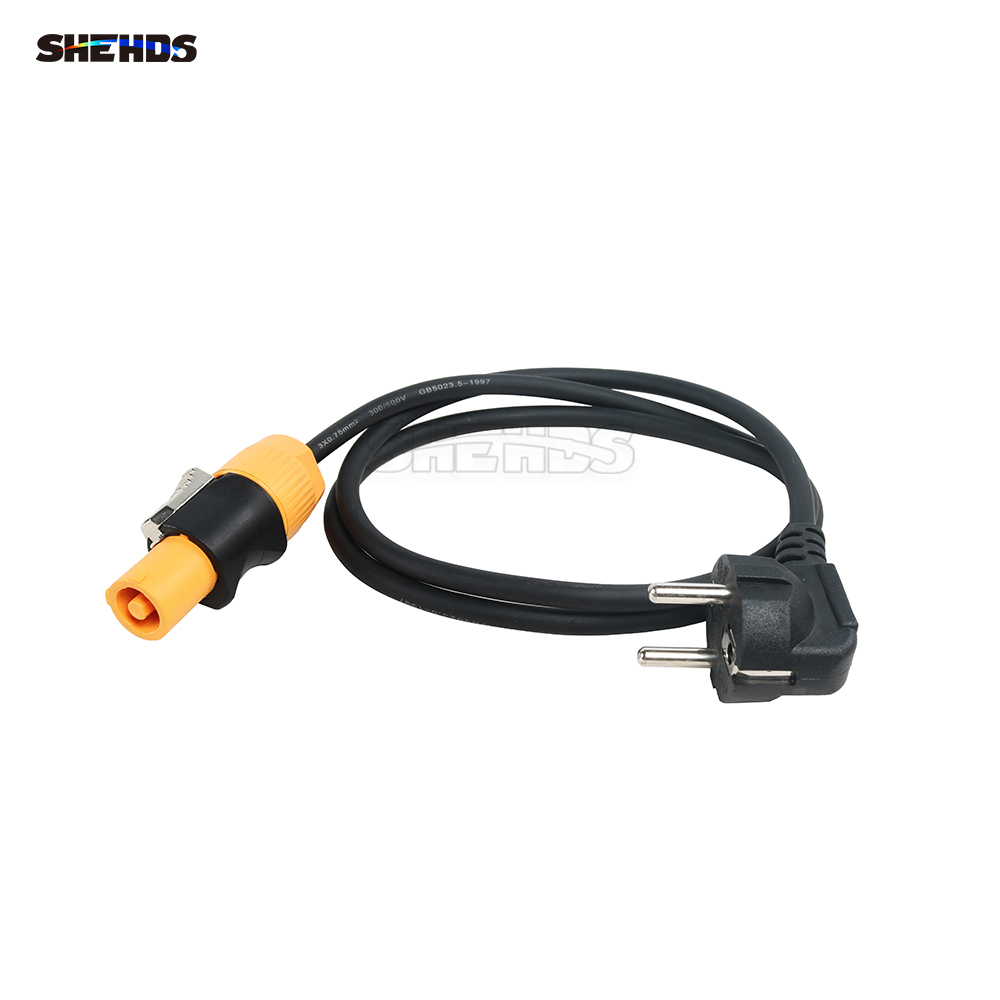 SHEHDS Waterproof PowerCon cable  For DMX Stage Lighting Dj Equipment