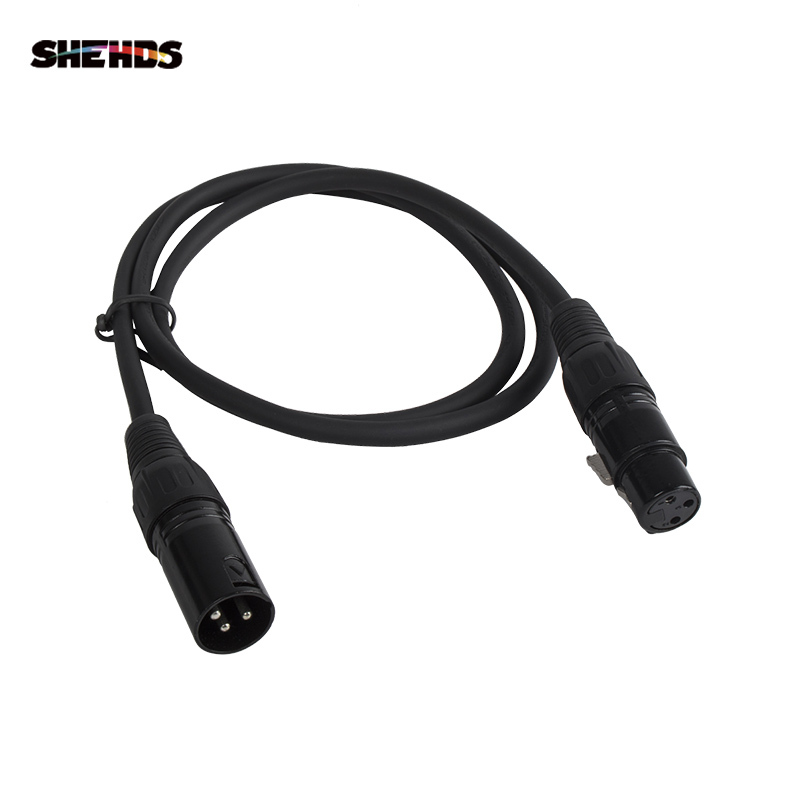 SHEHDS Iron DMX Cables High Quality 3-pin Signal Connection For Stage Light
