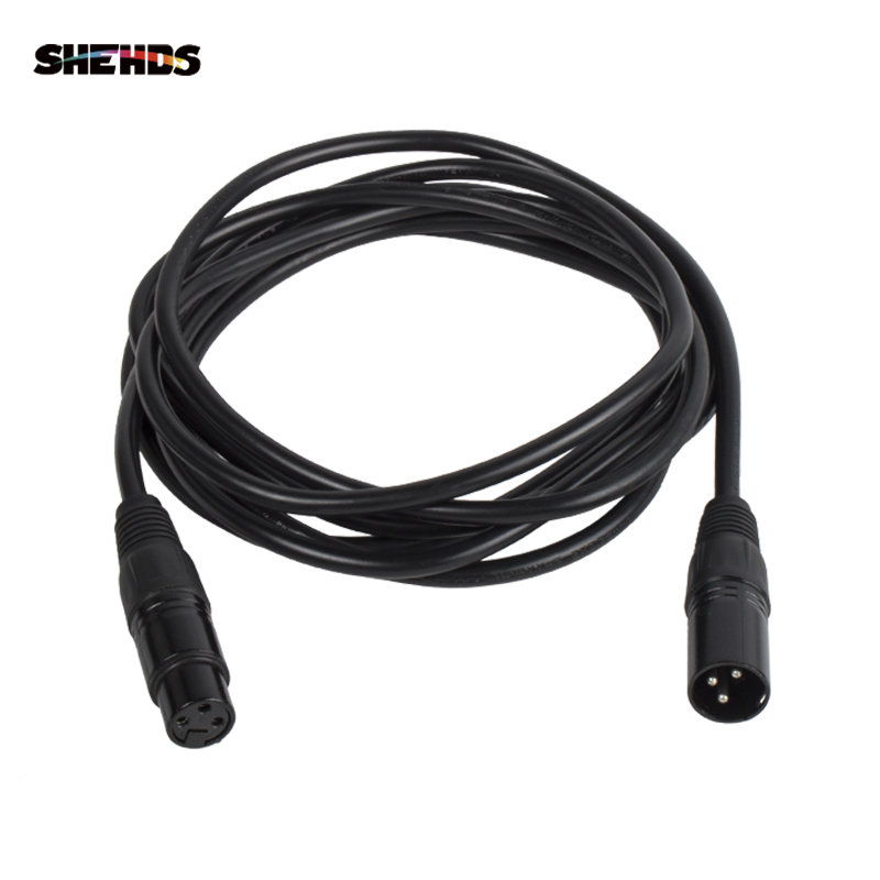 SHEHDS Iron DMX Cables High Quality 3-pin Signal Connection For Stage Light