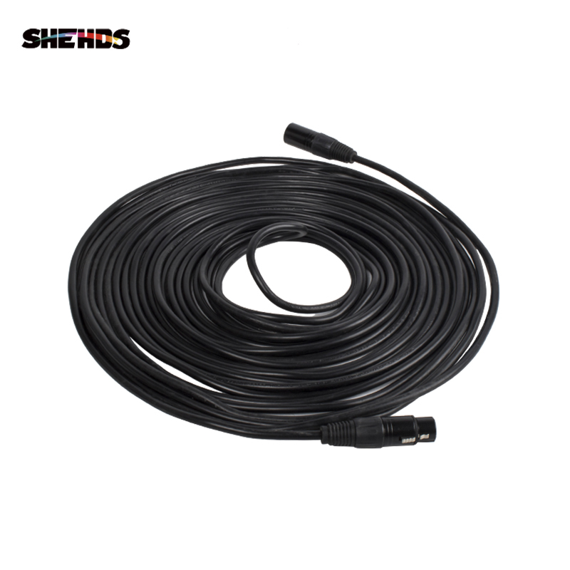 SHEHDS Iron DMX Cables High Quality 3-pin Signal Connection For Stage Light