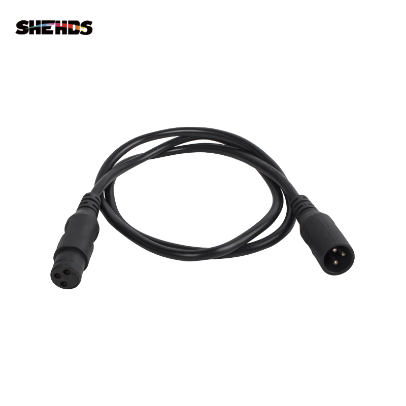 SHEHDS Rubber DMX Cables High Quality 3-pin Signal Connection DMX Cable For Stage Light