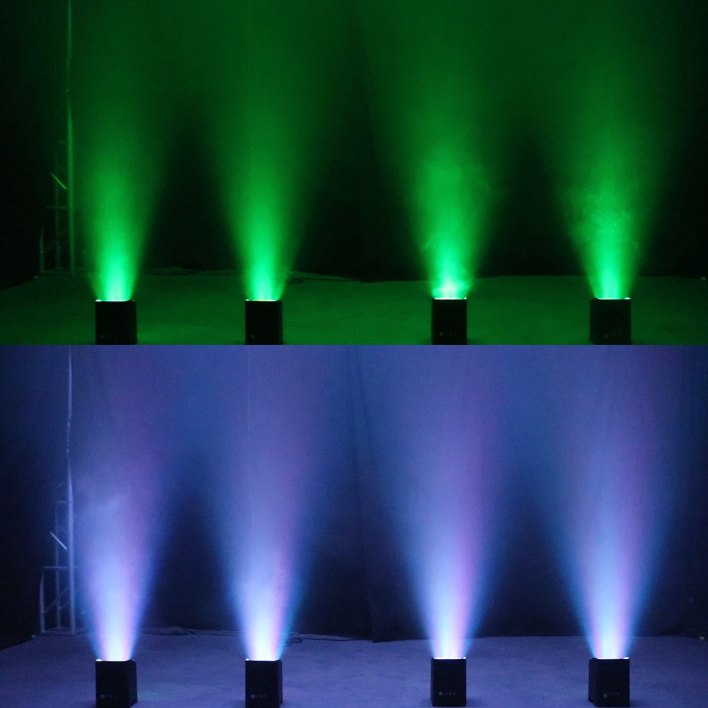 SHEHDS LED  6x18W RGBWA+UV Battery Lighting For DJ Disco