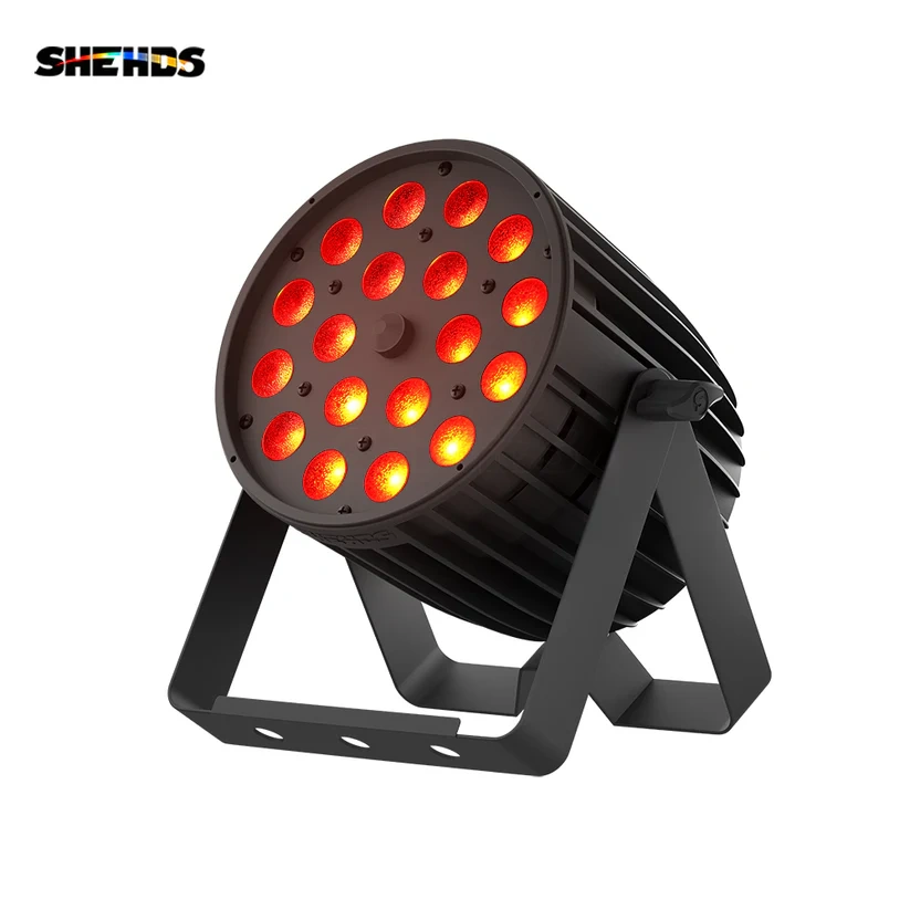 SHEHDS LED Zoom&Wash 18x18W RGBWA+UV Big Aluminum Par Light For Night Club Party