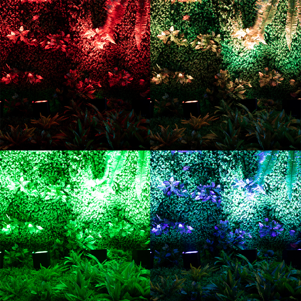 SHEHDS LED  6x18W RGBWA+UV Battery Lighting With Flight Case