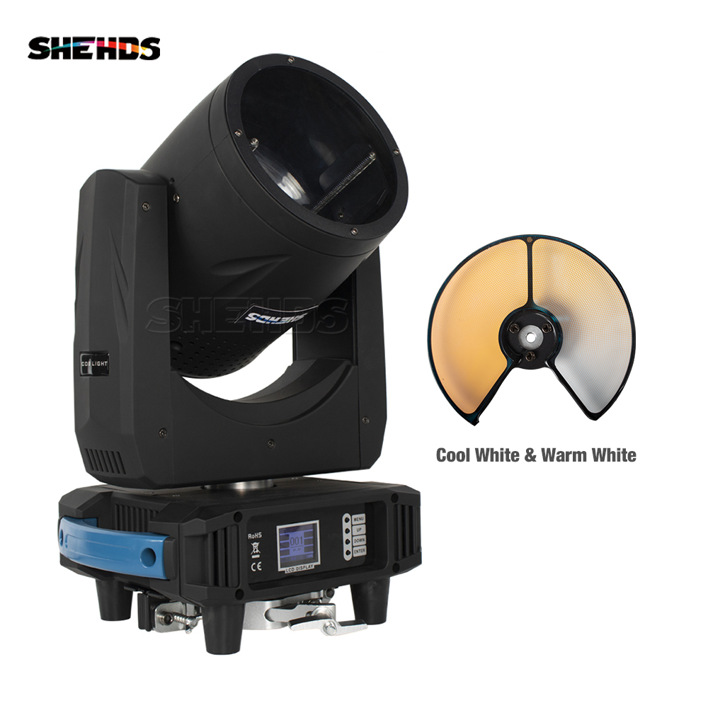 SHEHDS COB 400W Warm+Cold White /COB 400W RGBY Moving Head Light For Church Theater Dj