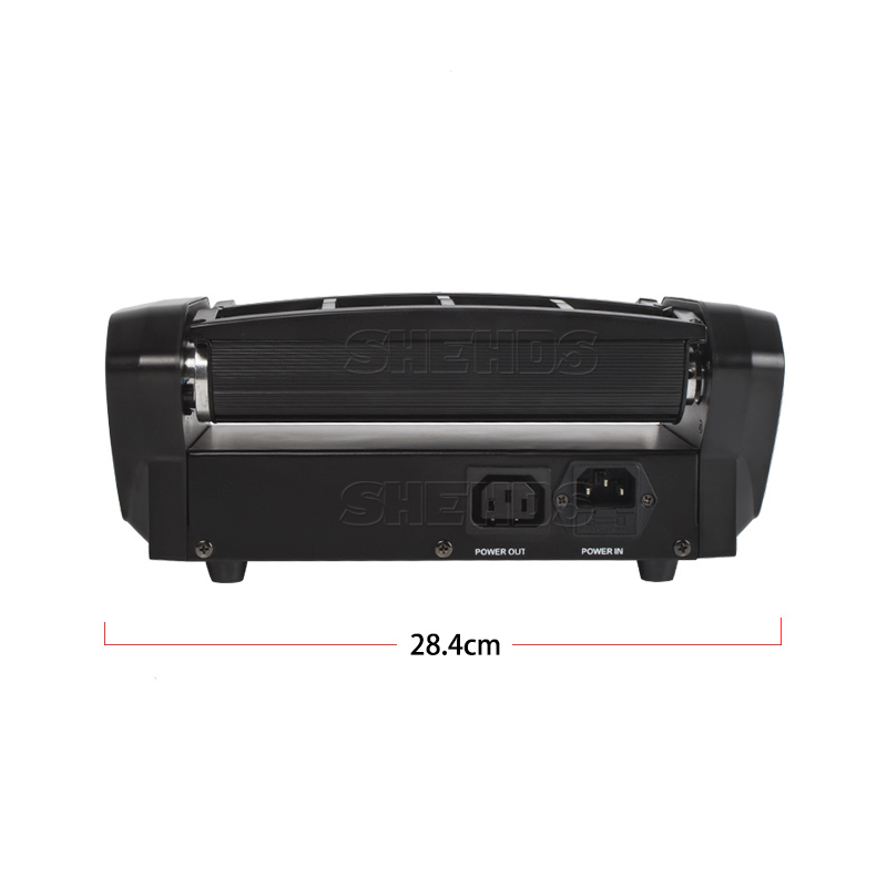 SHEHDS Mini LED Beam 8x6W RGBW Laser Moving Head Lighting For  DJ Show