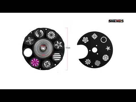 SHEHDS LED 230W Spot Zoom GOBO&Color Plate Moving Head Light For DJ Disco Night Club