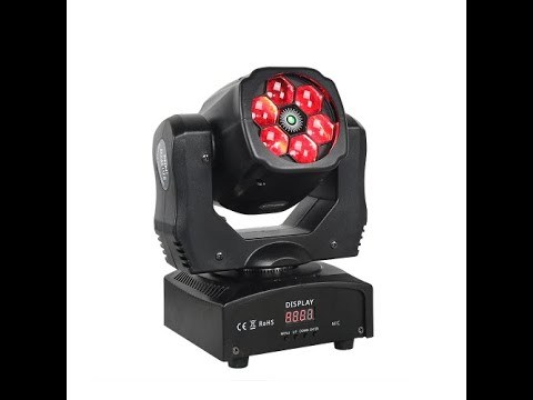 JMS WEBB Laser+Beam 6x15W RGBW Moving Head For DJ Disco Club Show