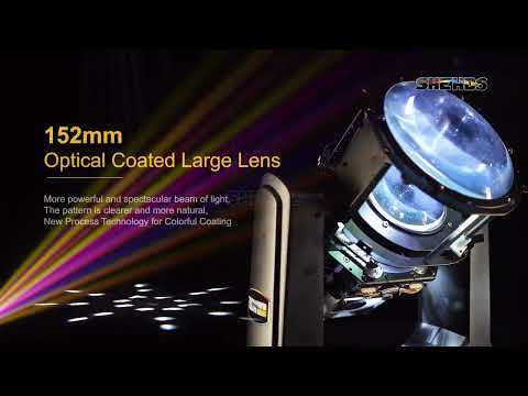 SHEHDS GalaxyJet Beam 380W 19R Moving Head Lighting with Ring Effect High Power And RDM Function Good For Concert LiveShow Gig