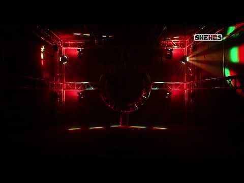 SHEHDS Mini LED Beam Spider 9x10W RGBW Moving Head For Wedding Night Club