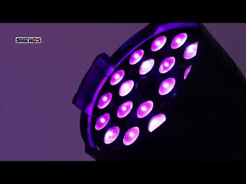 SHEHDS LED Zoom 18x18W RGBWA+UV Par For Party