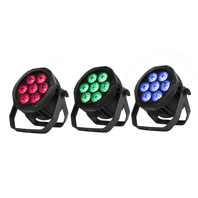 SHEHDS LED 7x12W RGBW /7x18 RGBWA+UV Waterproof Par Lighting For