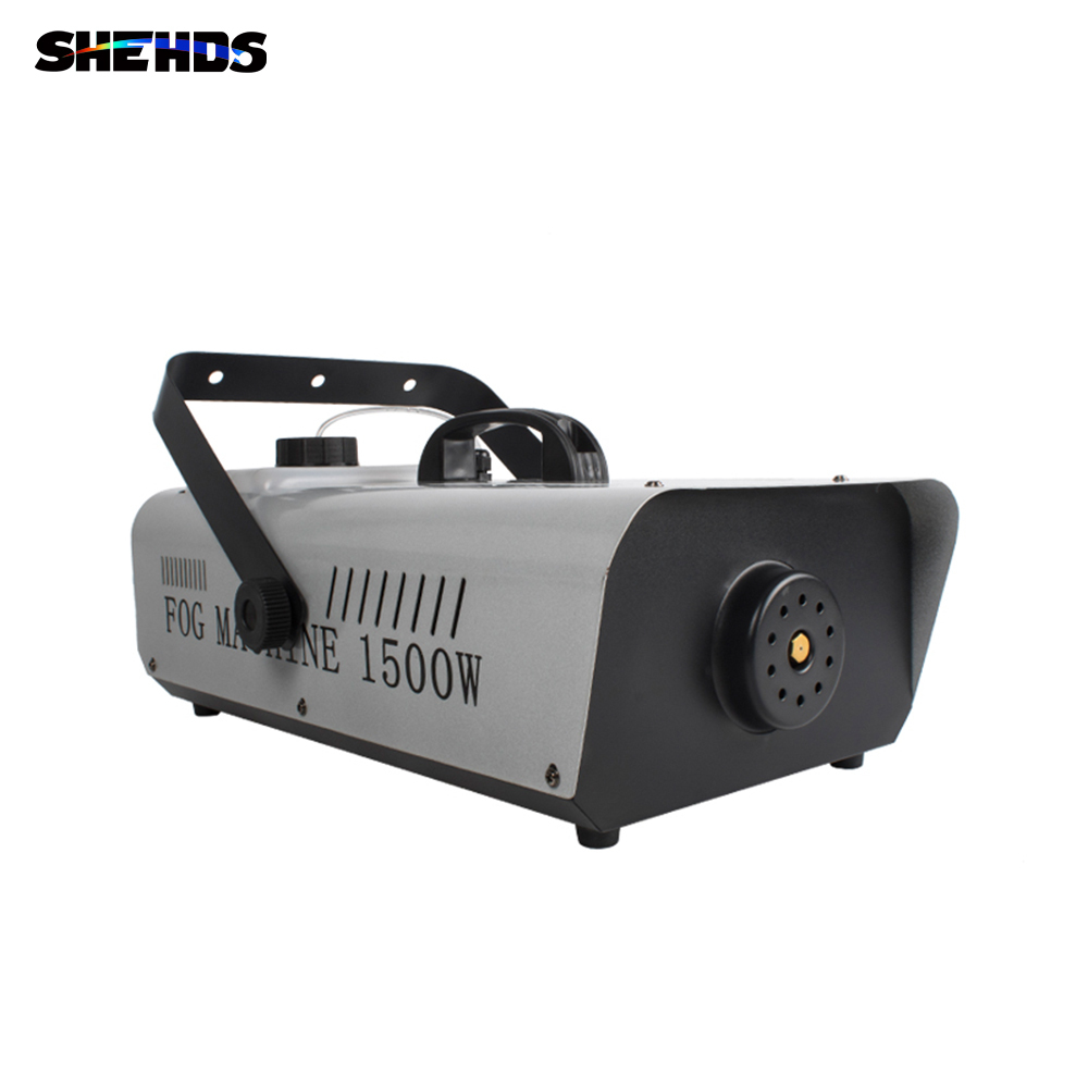 SHEHDS High Quality 1500W Smoke Machine Fog Machine（Remote Control Wire Control DMX512 Control）For Club Music Bar