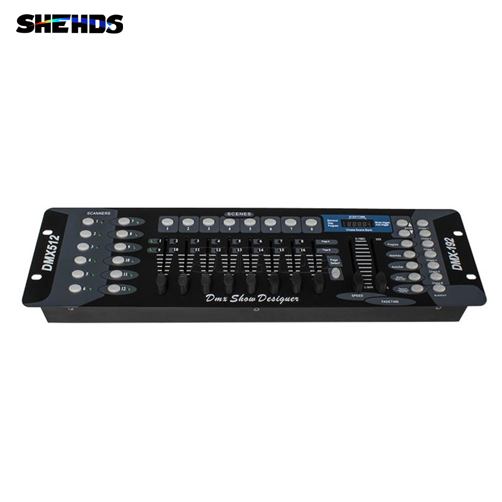 SHEHDS 192 DMX Controller for moving head light 192 channels for DMX512 DJ equipment Disco Controller