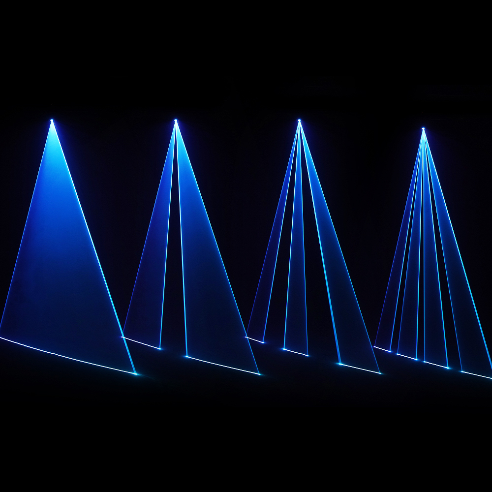 SHEHDS Laser 3W RGB  Animation Laser Light for Performance Stage Wedding DJ Nightclub