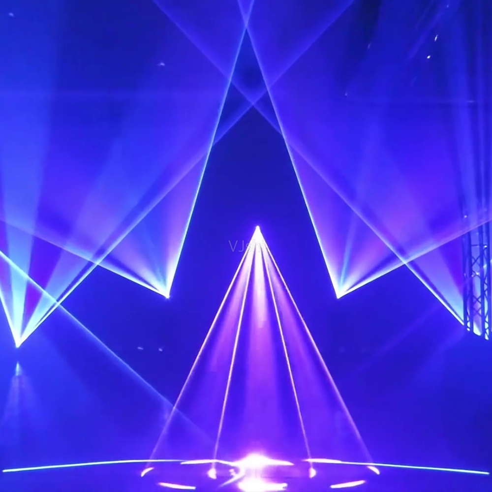 SHEHDS Waterproof 3W RGB Scanning Pattern Animation Laser Light For  Performance Stage Wedding
