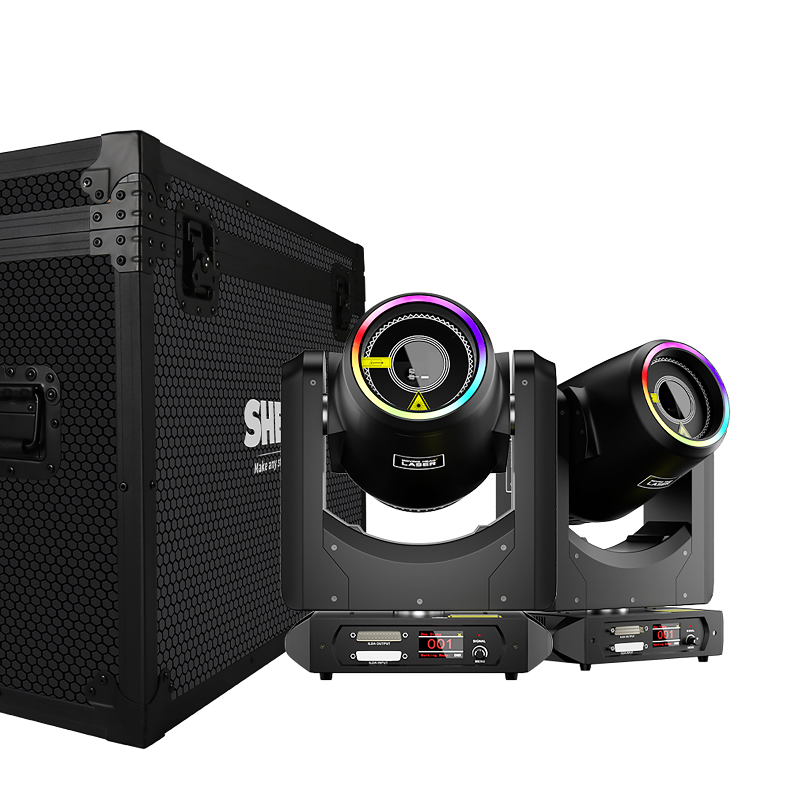 SHEHDS Constellaser 12W Moving Head Laser Light With Ring Effect