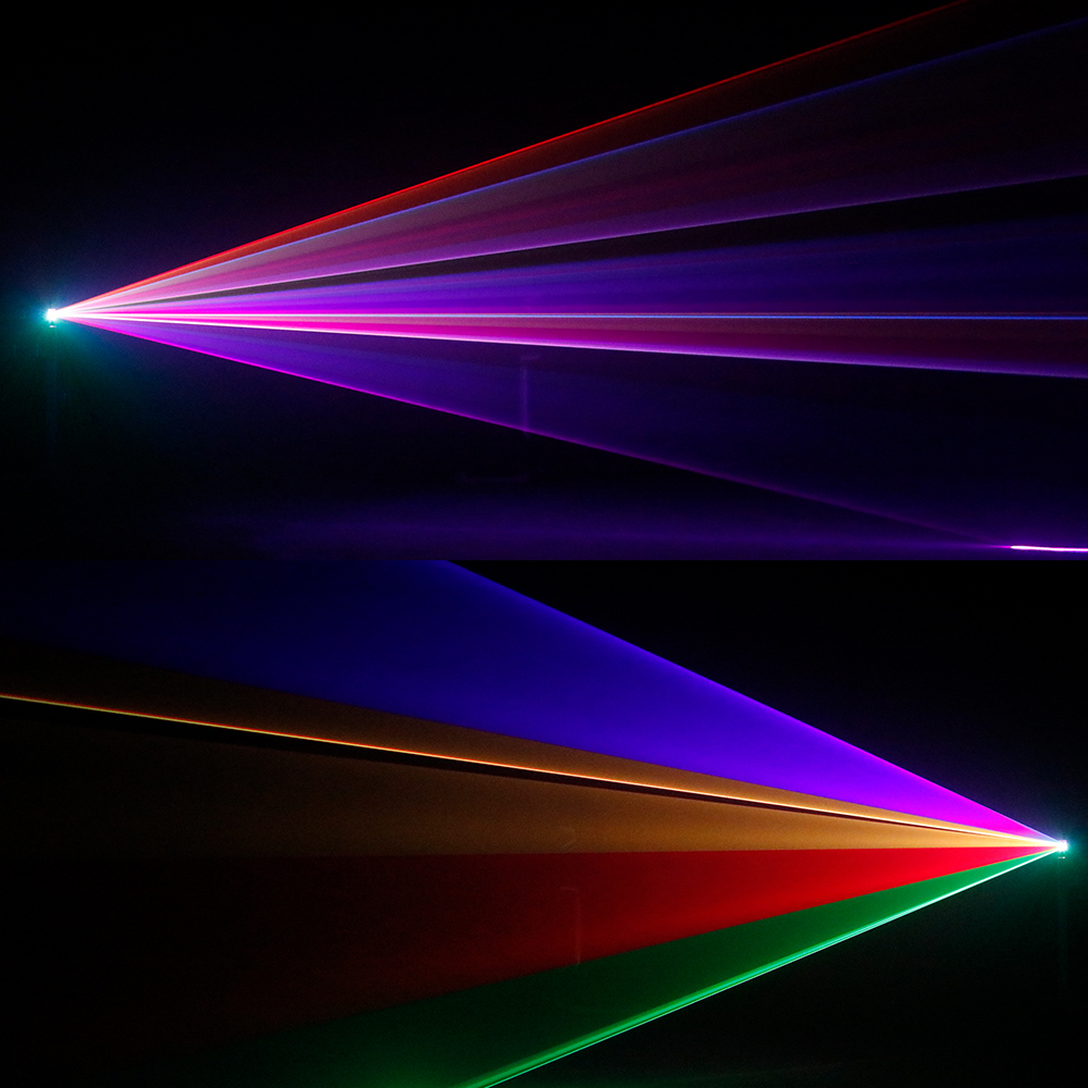 SHEHDS New 1W RGB Scan Pattern Laser For Performance Stage DJ Nightclub Wedding