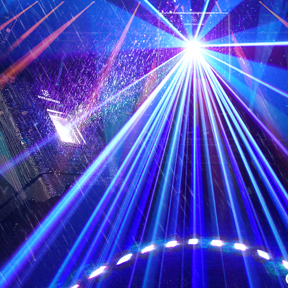 Constellaser New Rechargeable Waterproof IP65 6W RGB Animation Laser For Outdoor Wedding DJ Club Theater Performance stage