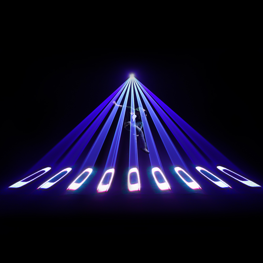 Constellaser New Rechargeable Waterproof IP65 6W RGB Animation Laser For Outdoor Wedding DJ Club Theater Performance stage