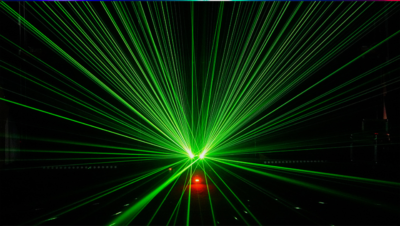 SHEHDS New High Brightness 16X3W LED Football Moving head light 3in1(Beam&Laser&Strobe) Lighting Red and Green Laser For Disco Gig Dj