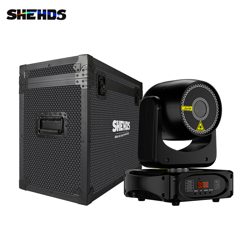 SHEHDS Laser 3W Moving Head Laser Light for Performance Stage Wedding DJ Nightclub