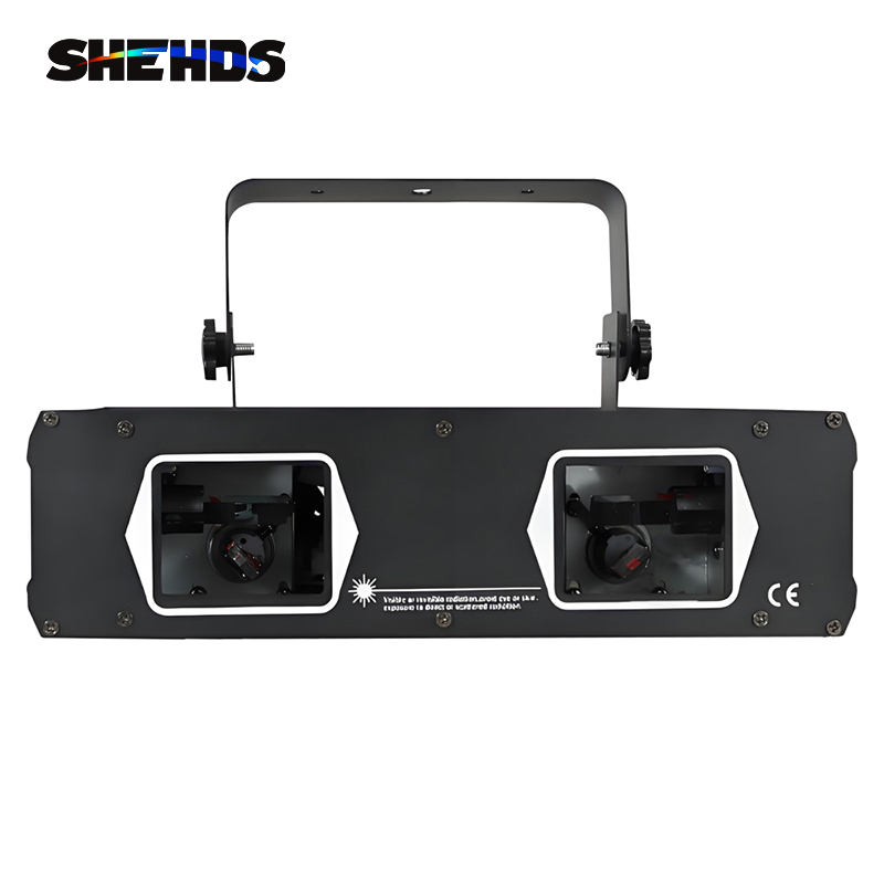 SHEHDS New RGB Laser Lamp 2 Head Laser For Performance Stage