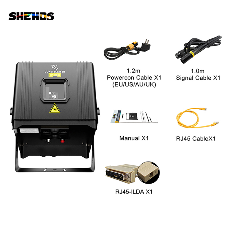 ConstelLaser Waterproof 6W RGB Animation Laser Light For DJ Party Music