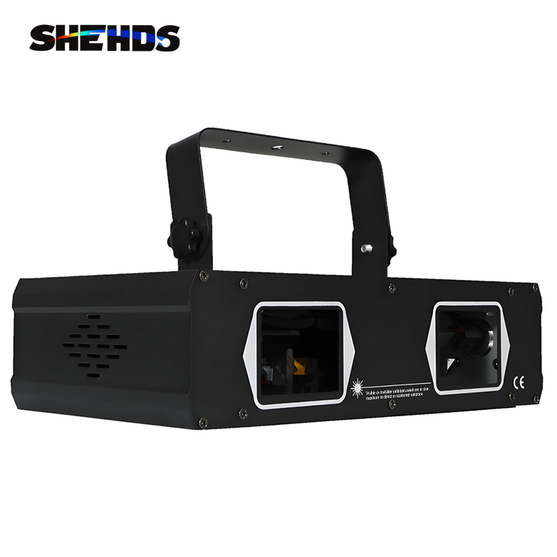 SHEHDS New RGB Laser Lamp 2 Head Laser For Performance Stage