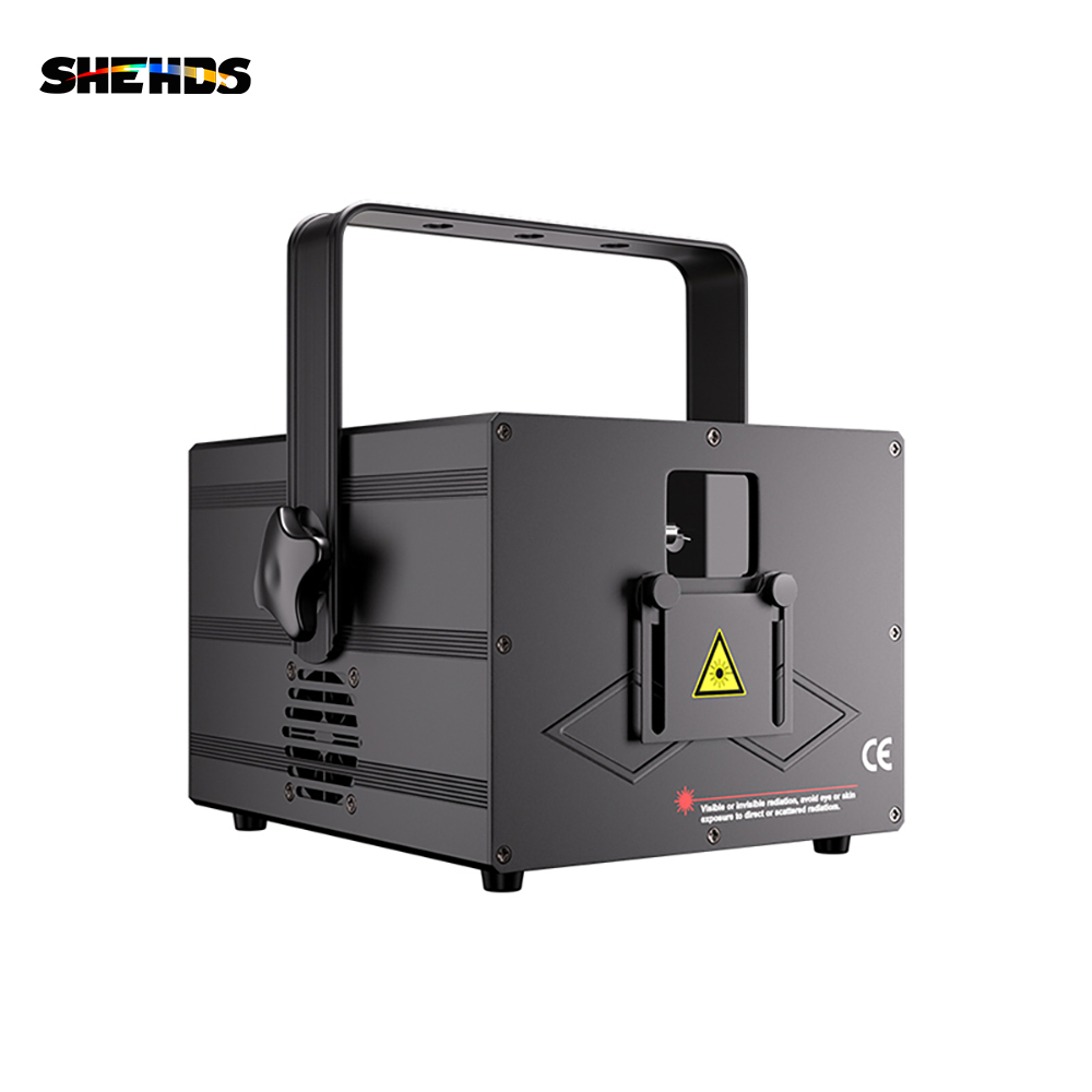 SHEHDS Full Color 3D Effect 3W RGB Laser Scanner Lights For  DJ Party