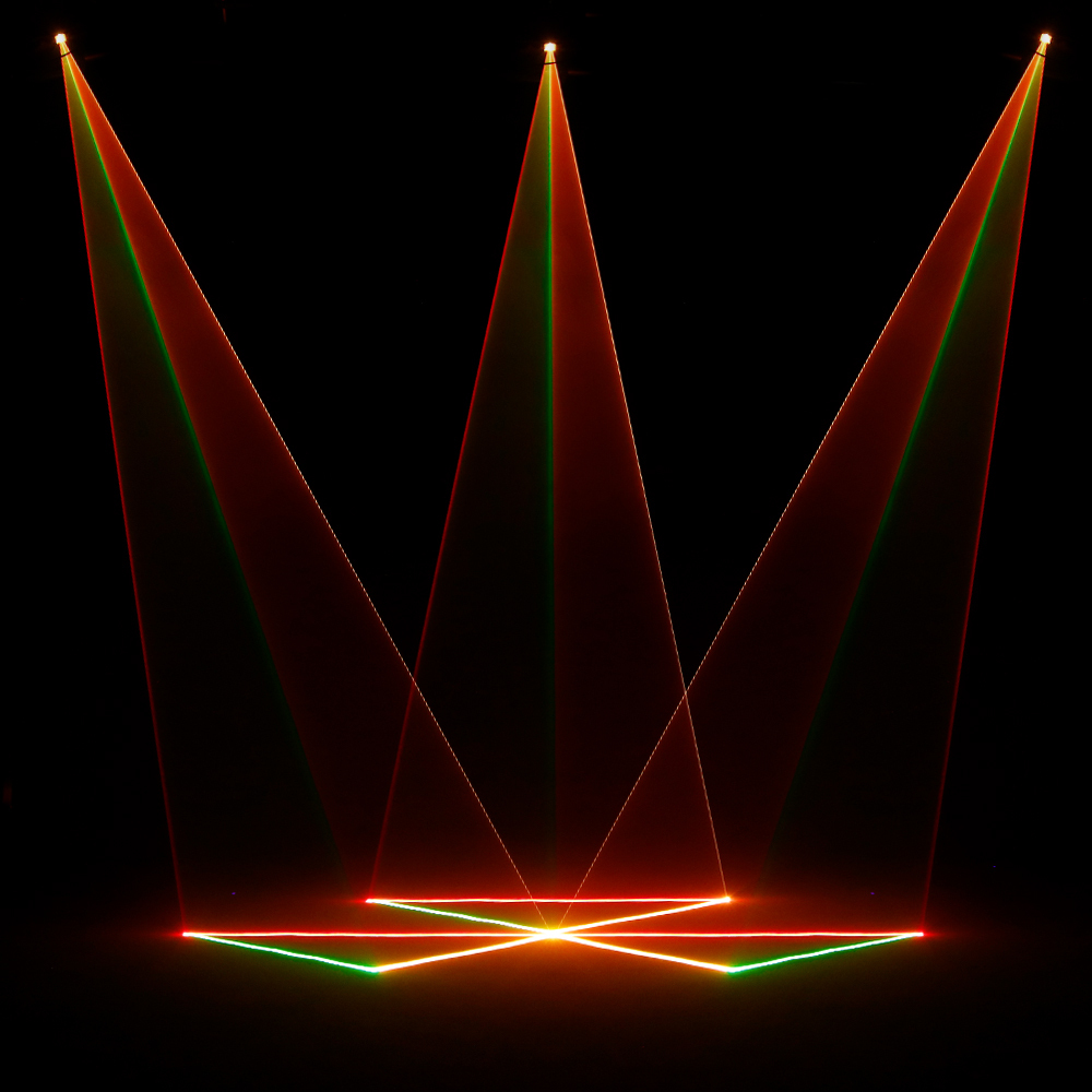 SHEHDS Waterproof 3W RGB Scanning Pattern Animation Laser Light For  Performance Stage Wedding