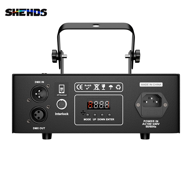 SHEHDS New 1W RGB scan pattern laser For Performance Stage DJ