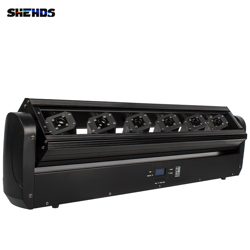 Laser Moving Bar 6x500mw 6 Eyes RGB Stage Effect Beam Moving Head Lighting DJ Party Disco Wedding Stage